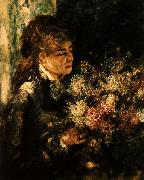 Pierre Renoir Woman with Lilacs Sweden oil painting artist